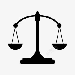 法律天平秤体重秤天平秤正义图标高清图片
