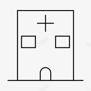 医院看病医院卫生医疗图标图标