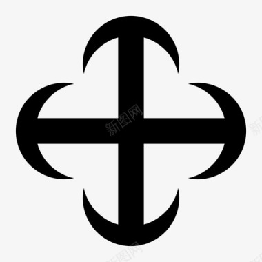 十字架十字架基督徒图标图标