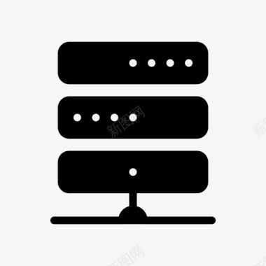 服务器存储数据库网络图标图标