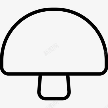 蘑菇菌类蘑菇植物图标图标
