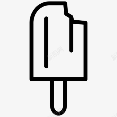 蛋卷冰淇淋蛋卷食物图标图标