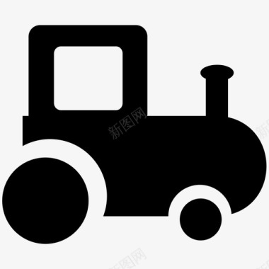 机车发动机玩具图标图标
