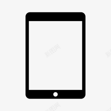 苹果iPad的触摸屏技术ipad移动设备肖像图标图标