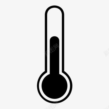 温度计温度计冷热图标图标
