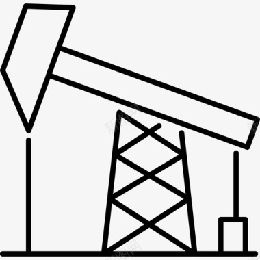 开采石油技术生态图标图标