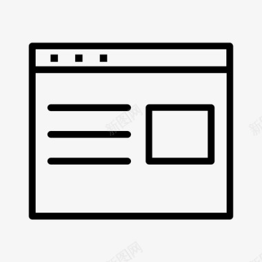 网页浏览器网页模板图标图标
