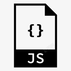 JS菜单代码javascript代码文件图标高清图片