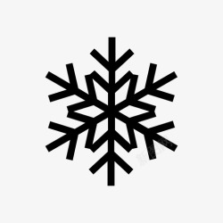 雪线雪线雪花图标高清图片
