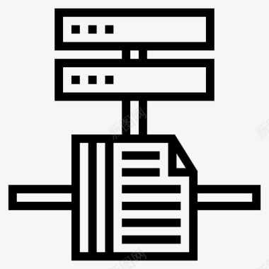 文件服务器文件传输web图标图标