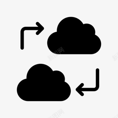 共享未来数据共享云数据库图标图标