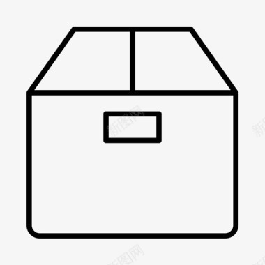 包装箱包装箱交货包装图标图标