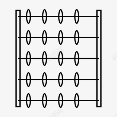 数学算盘计数数学图标图标