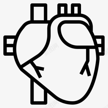 医疗及生活心脏健康生活图标图标