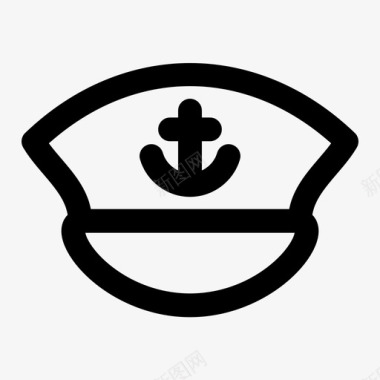 水手长帽海军陆战队海盗图标图标