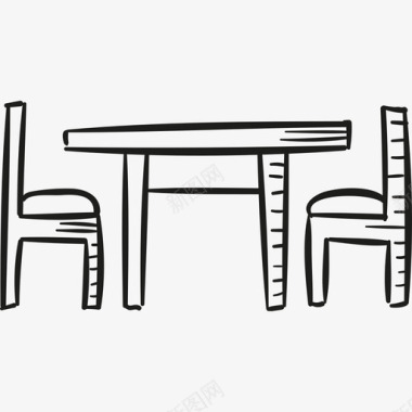 桌椅建筑物家居用品图标图标