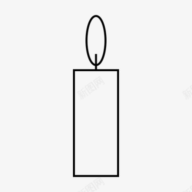 周年庆祝蜡烛庆祝火图标图标