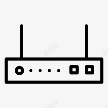 无线路由器促销路由器调制解调器网络图标图标