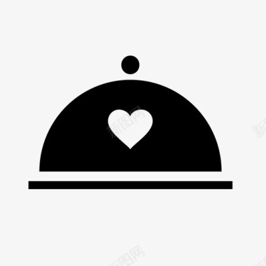 浪漫晚餐约会周年纪念高级餐厅图标图标
