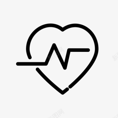 生命的心跳保健心脏心跳图标图标