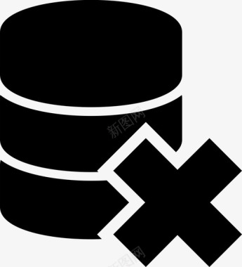 服务器数据库计算删除数据库图标图标