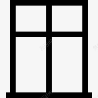 窗户框架家图标图标