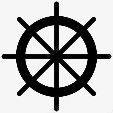 舵船舵方向图标图标
