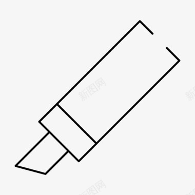 甯冩浔记号笔教育荧光笔图标图标