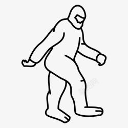 我相信雪人大脚怪我想相信图标高清图片