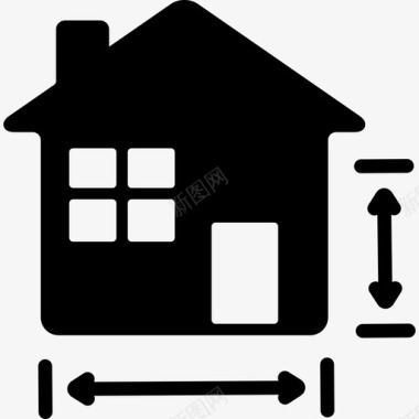房屋平面图建筑物建筑图标图标