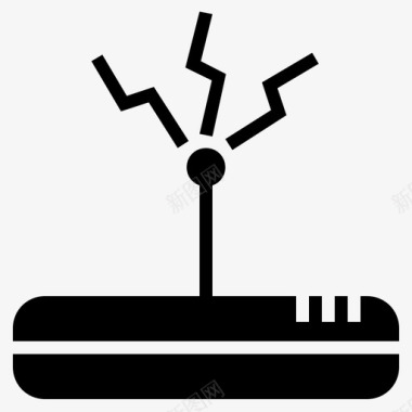 局域网网卡接入点路由器信号图标图标