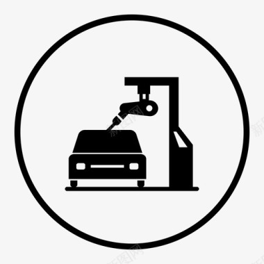 车间背景汽车服务汽车修理汽车工具图标图标