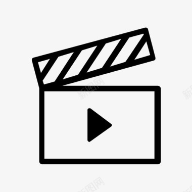 播放电影图标隔板电影制作电影图标图标