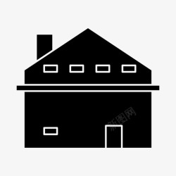 复式公寓复式公寓建筑物住宅图标高清图片