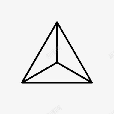 三角形六边形北图标图标