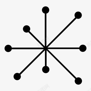 分子连接图网络原子连接图标图标