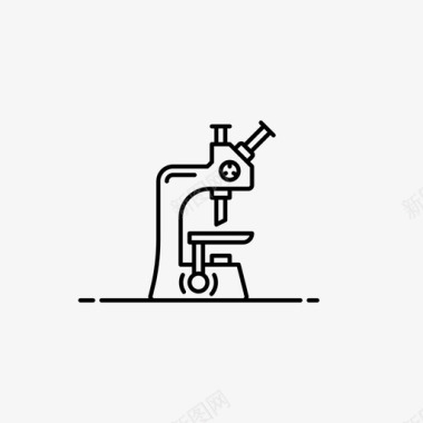 洞察力观察显微镜实验室观察图标图标