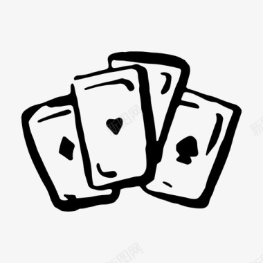 扑克牌占卜魔术图标图标