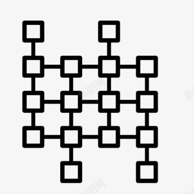 互联网区块链区块链比特币加密货币图标图标