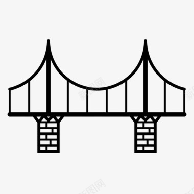 桥梁纪念碑立交桥图标图标