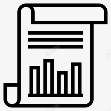 财务台账商业文件商业信函商业报告图标图标