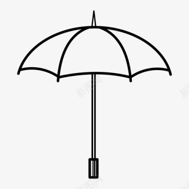 遮阳伞伞商品阳伞图标图标