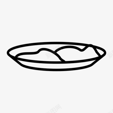 盘子食物厨房用具图标图标