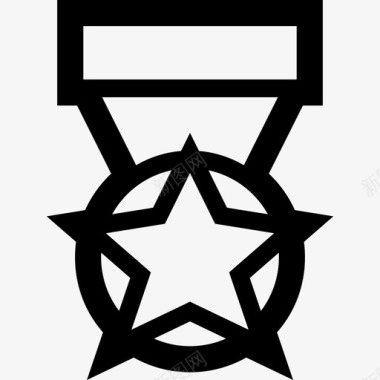 军章成就徽章图标图标
