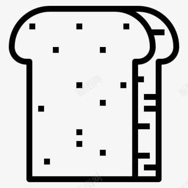 面包食物吐司图标图标