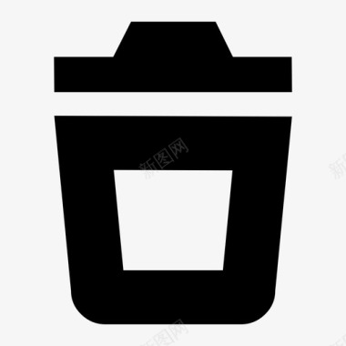 垃圾删除图标button_删除图标