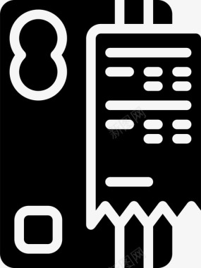 收据信用卡收据电子商务购物图标图标