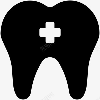 牙齿蛀牙牙科图标图标