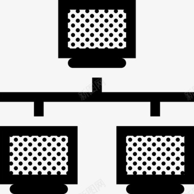 点地热计算机网络连接局域网图标图标