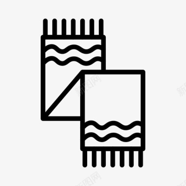 第一爆款围巾配件布料图标图标
